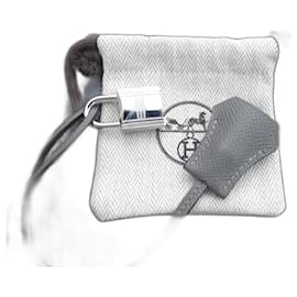 Hermès grigio gabbiano Kelly Sellier 21cm campanella e cerniera nuova dustbag lucchetto argento palladio