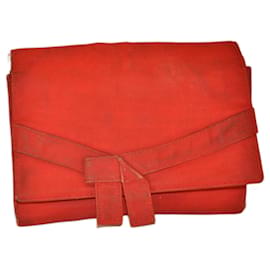 Gianni Versace Clutch Tasche Rot Stoff