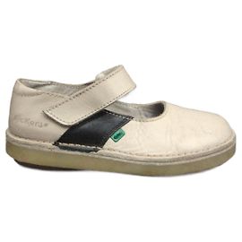 Autre Marque Sandali Kickers in pelle nero crema