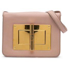 Tom Ford Rosa Mittel Leder Natalia Umhängetasche