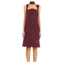 vestido shift chockerneck Bottega Veneta