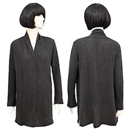 Cynthia Rowley Kaschmir-Cardigan in Graphitgrau Größe M
