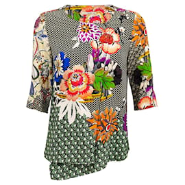 Camicia in viscosa con stampa floreale Etro multicolore taglia S