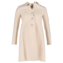 Cappotto Valentino Garavani in lana crema