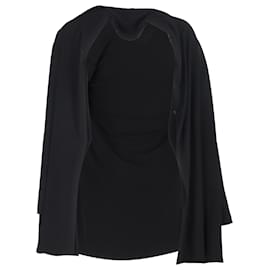 Der offene Front-Cardigan von The Row aus schwarzer Wolle - The row