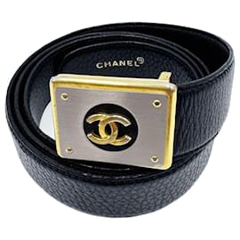 Unisex Gürtel von Chanel mit 24-karätiger vergoldeter Schnalle