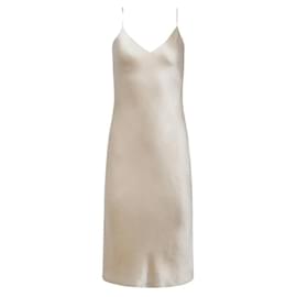 L'Agence Jodie Seiden Slip Dress Creme