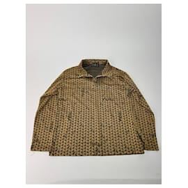 Vintage Fendi Roma Monogramm Pullover 38/M Gold