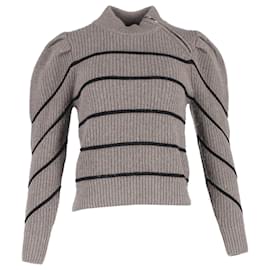 Maglione a righe Ba & Sh Yonoh in lana grigia - Ba&Sh