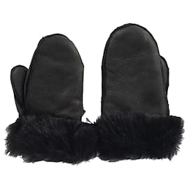 Paul Smith Handschuhe aus schwarzem Leder
