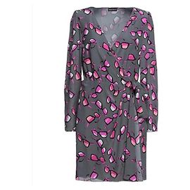 Emporio Armani Wickelkleid aus Seide