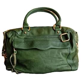 Bolso de mano Rebecca Minkoff de cuero verde