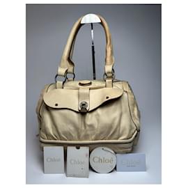 Chloé Borsa in pelle vintage Chloe beige