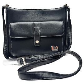 Borsa in pelle vintage Courreges Parigi nera