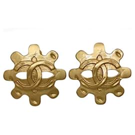Orecchini a clip dorati Chanel