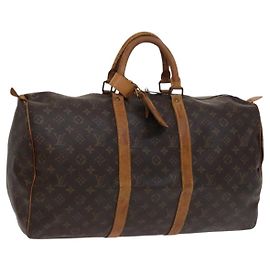 LOUIS VUITTON Monogram Keepall 50 Borsa Boston M41426 LV Auth 115758