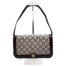 Vintage Givenchy 4G Leder Monogramm Tasche