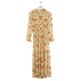 Lk Bennett Vestido de seda beige