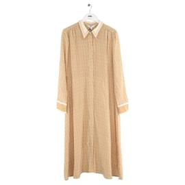 Lk Bennett Beiges Seidenkleid