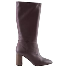Botas de cuero burdeos - Lk Bennett