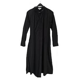 Vestido midi Cos de algodón negro