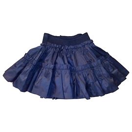 ROBERTO CAVALLI MINI FALDA EN POPLIN DE SEDA.