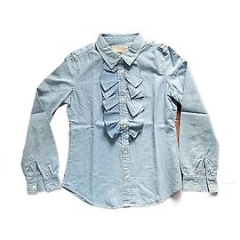 Camicia in chambray Ralph Lauren Azzurro Cotone