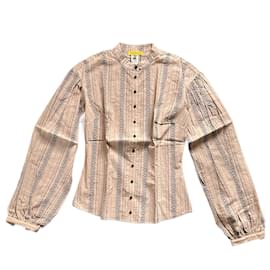 Catherine Malandrino Cotton Blouse Beige
