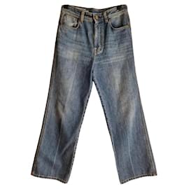 Pantalón flare recortado de cintura alta - Modelo Stevie - Victoria Beckham