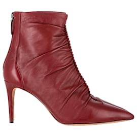 Stivaletti Susanna in pelle rossa di Alexandre Birman