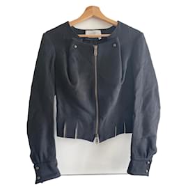 Veste courte noire automne/hiver 2008 Yves Saint Laurent