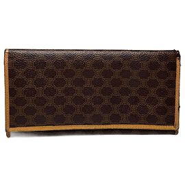 Céline Vintage Celine Paris Leather Monogram ID Holder