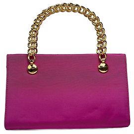 Borsa a frusta in tela vintage Givenchy viola