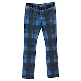 Chanel Nuevos Jeans Tartan Icon París / Edimburgo