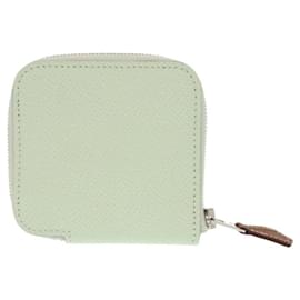 Porte-monnaie compact mini en soie Azap d'Hermès