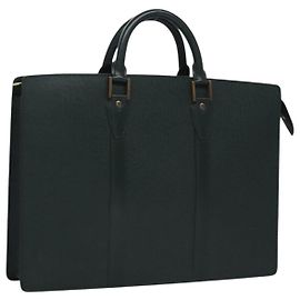 LOUIS VUITTON Taiga Porte Documents Rozan Bag Epicea M30054 LV Auth BD388