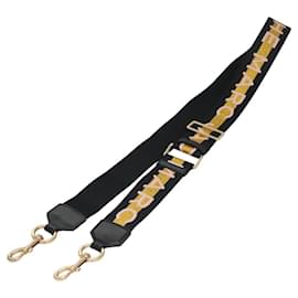 Verstellbarer Schultergurt aus Canvas Marc Jacobs 38,6""-57,1"" Schwarz Auth am7732