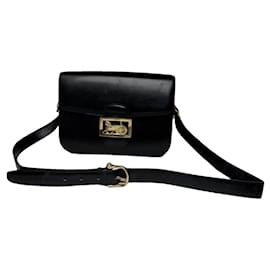 Borsa in pelle nera Celine Paris Triomphe vintage - Céline
