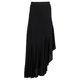 Gonna midi asimmetrica Max Mara in viscosa nera