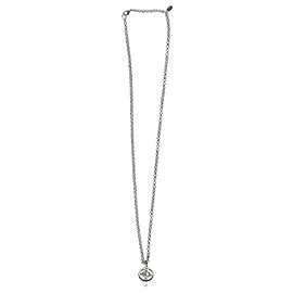 Collana con goccia di cristallo Orb di Vivienne Westwood - '10s