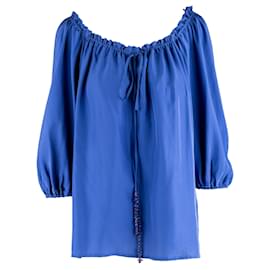 Top con cuello fruncido Blumarine - años 10