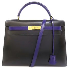 Hermès Borsa Hermes Kelly 32 in pelle box calf