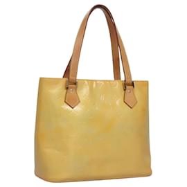 LOUIS VUITTON Monogram Vernis Houston Handtasche Grau M91053 LV Auth ep7454