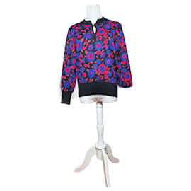 Maglione in lana vintage Yves Saint Laurent floreale 38/M