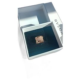 Autre Marque Collana con pendente Bulgari B-Zero1 diamanti oro rosa 18K