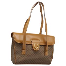 Gucci Borsa a Spalla Micro GG Supreme PVC Beige Oro 001 115 1199 Auth ep7488