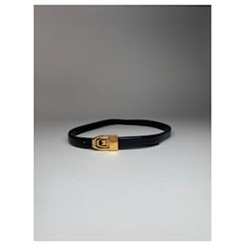 Vintage Celine Paris Ledergürtel schwarz - Céline