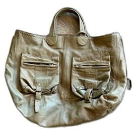 Borsa Jerome Dreyfuss MAX in pelle kaki