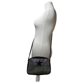 Stella Mc Cartney Borsa a tracolla in pelle vegana nera vintage Stella McCartney