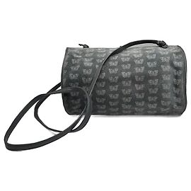 Borsa Monogram in Pelle Scamosciata Vintage Bottega Veneta Grigia